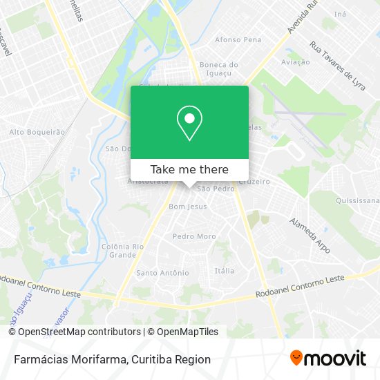 Farmácias Morifarma map