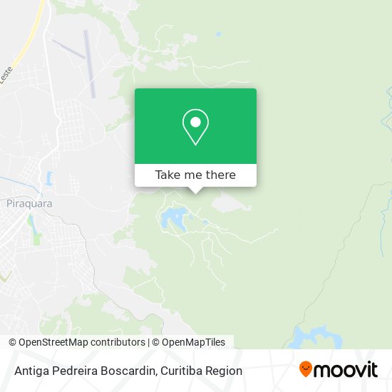 Antiga Pedreira Boscardin map