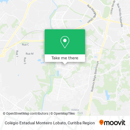 Colégio Estadual Monteiro Lobato map