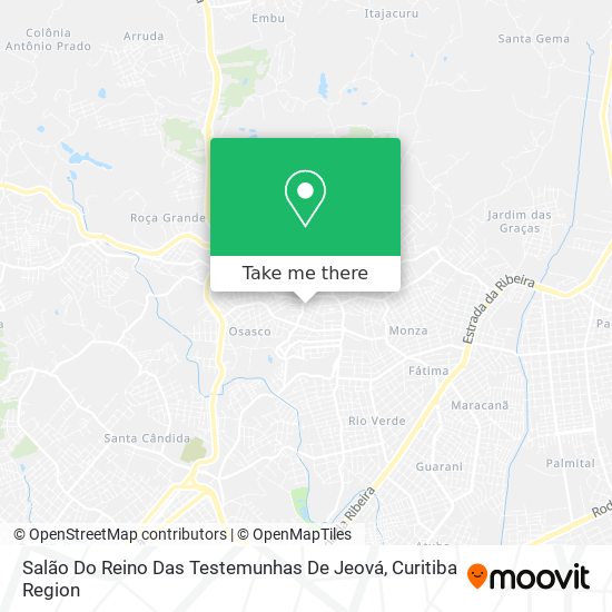 Salão Do Reino Das Testemunhas De Jeová map