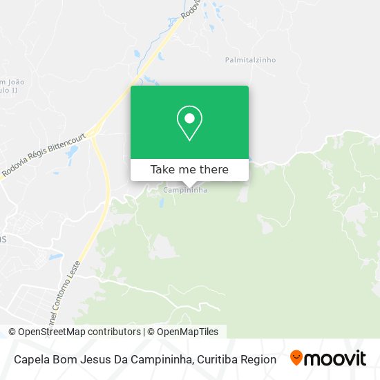 Capela Bom Jesus Da Campininha map