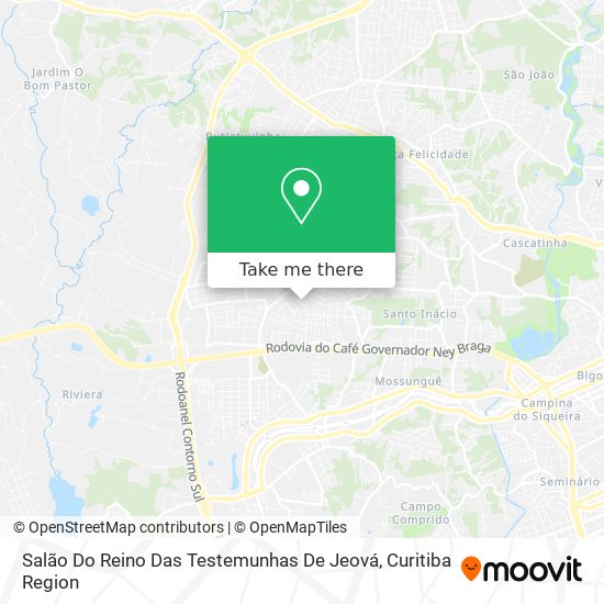 Salão Do Reino Das Testemunhas De Jeová map
