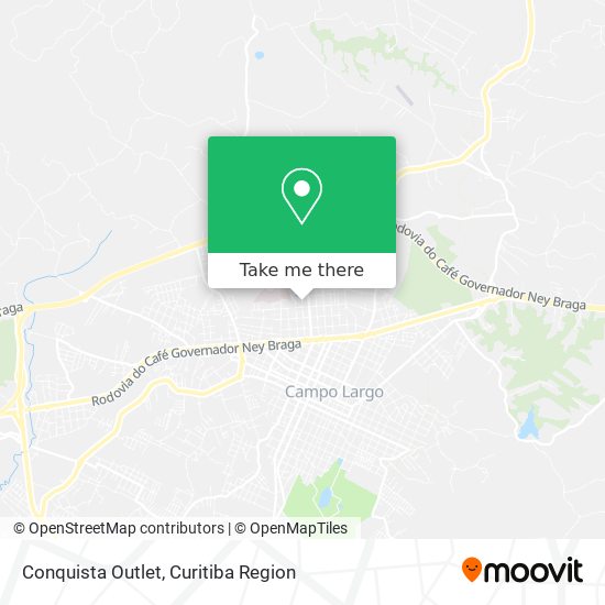 Conquista Outlet map