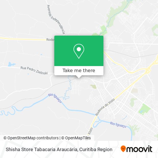 Shisha Store Tabacaria Araucária map