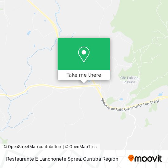 Restaurante E Lanchonete Spréa map