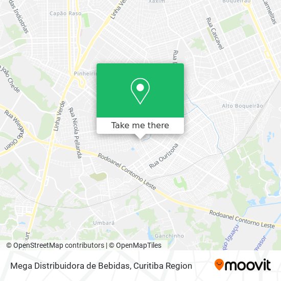 Mega Distribuidora de Bebidas map