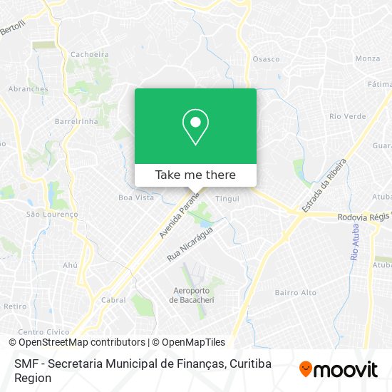SMF - Secretaria Municipal de Finanças map
