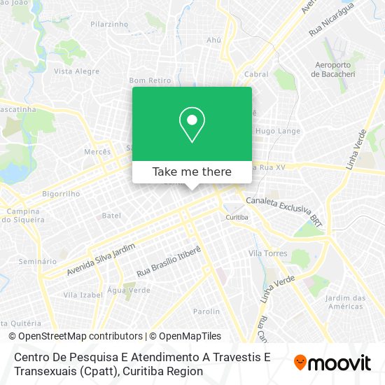 Centro De Pesquisa E Atendimento A Travestis E Transexuais (Cpatt) map