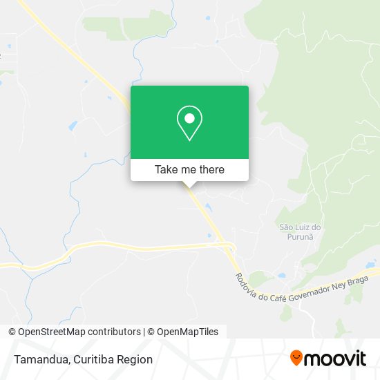 Tamandua map