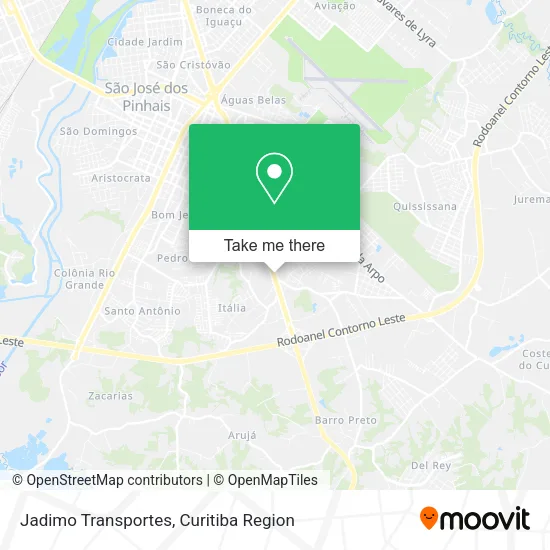 Jadimo Transportes map