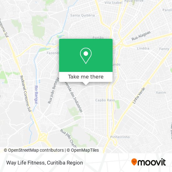 Way Life Fitness map