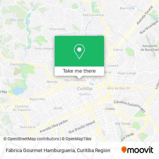 Fábrica Gourmet Hamburgueria map