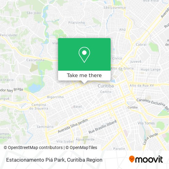 Estacionamento Piá Park map