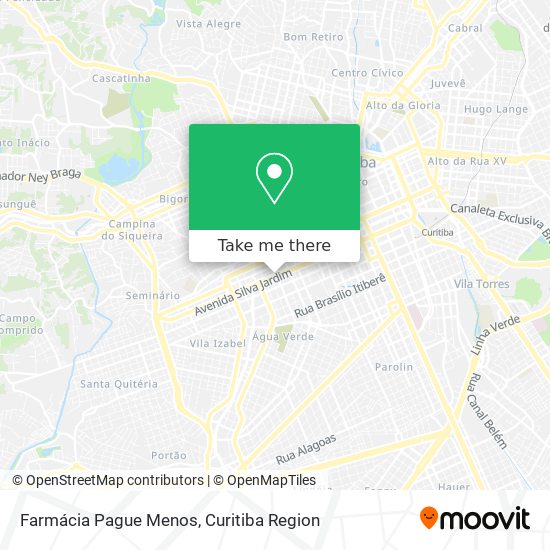 Farmácia Pague Menos map