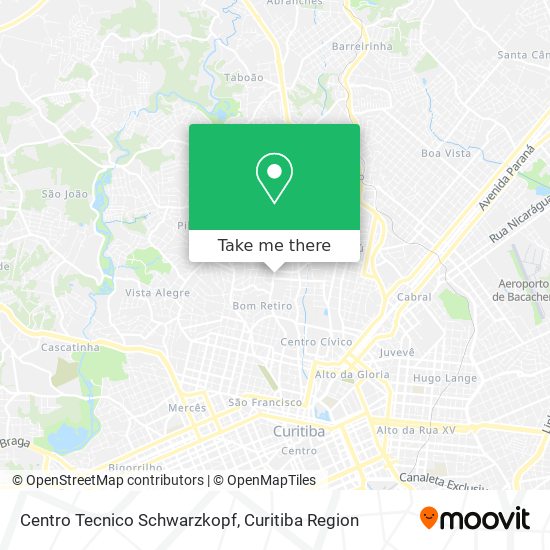 Centro Tecnico Schwarzkopf map