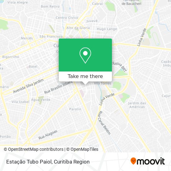 Estação Tubo Paiol map