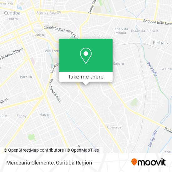 Mercearia Clemente map