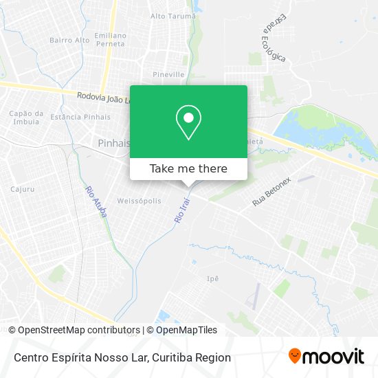Centro Espírita Nosso Lar map