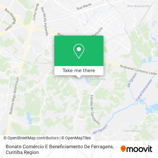 Bonato Comércio E Beneficiamento De Ferragens map