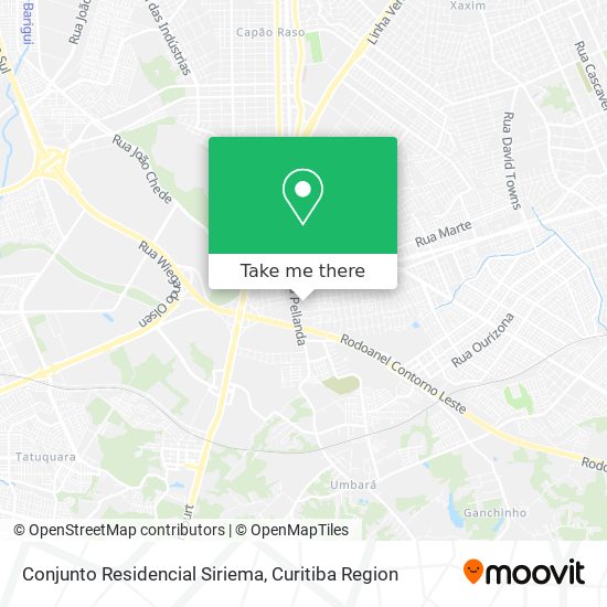 Conjunto Residencial Siriema map