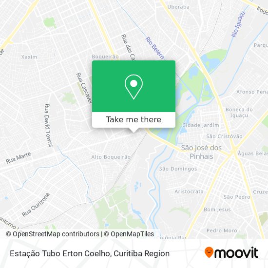 Estação Tubo Erton Coelho map