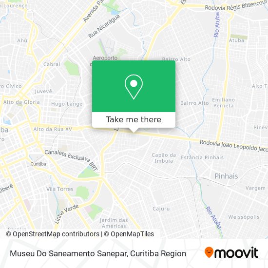 Museu Do Saneamento Sanepar map