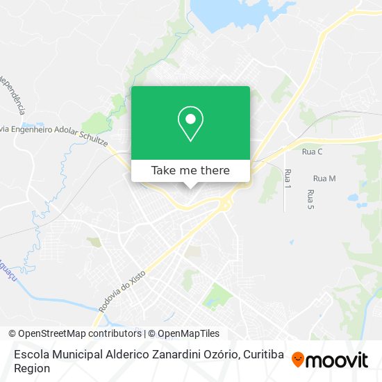 Escola Municipal Alderico Zanardini Ozório map