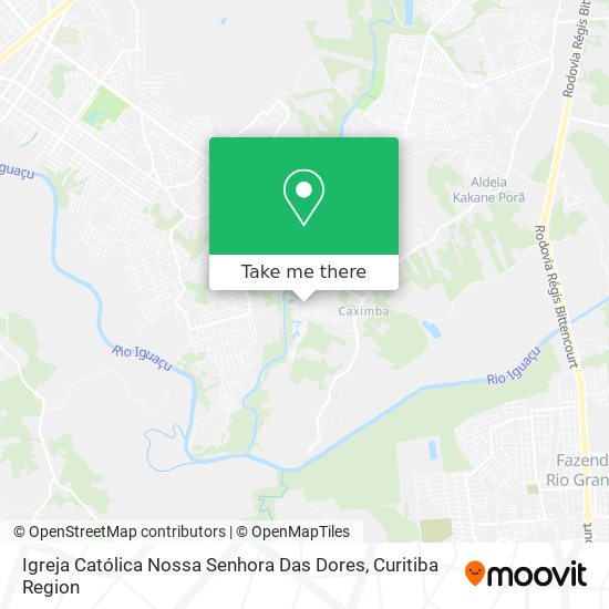 Mapa Igreja Católica Nossa Senhora Das Dores