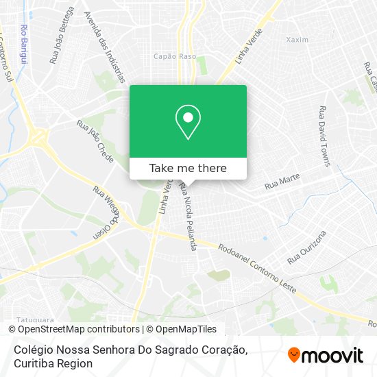 Mapa Colégio Nossa Senhora Do Sagrado Coração