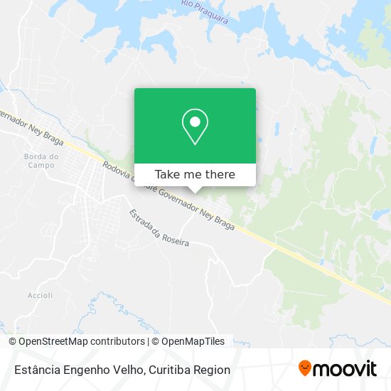 Estância Engenho Velho map