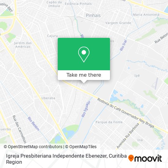 Igreja Presbiteriana Independente Ebenezer map