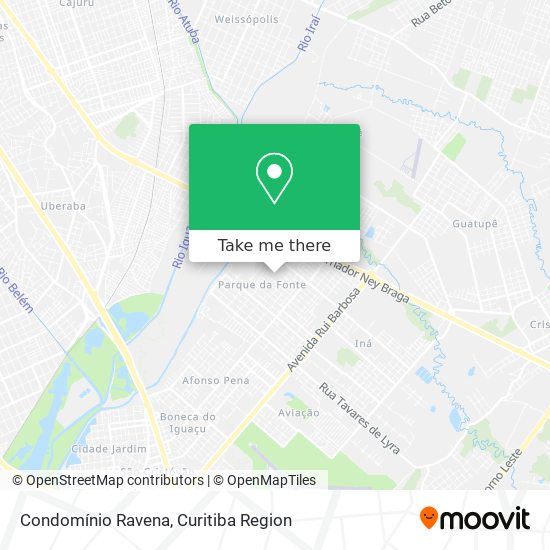 Condomínio Ravena map