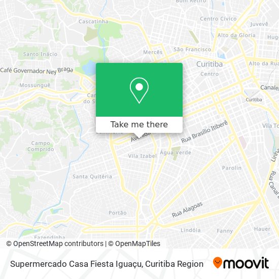 Supermercado Casa Fiesta Iguaçu map