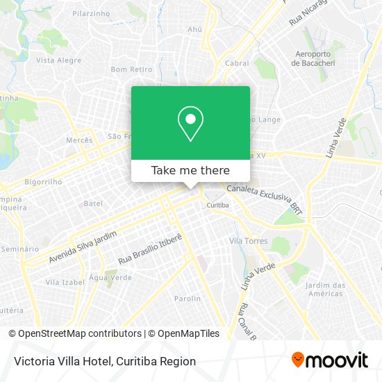 Victoria Villa Hotel map