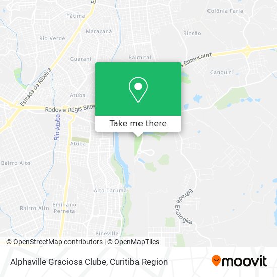 Alphaville Graciosa Clube map