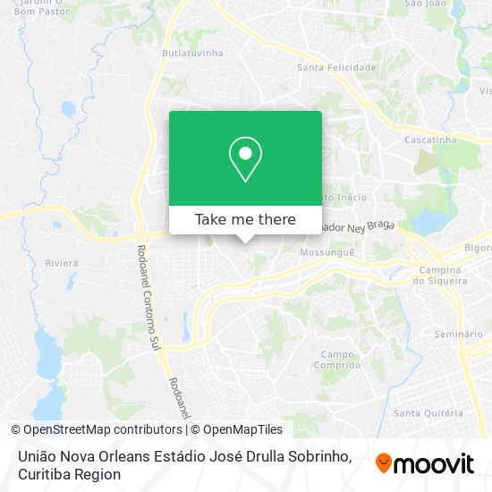 União Nova Orleans Estádio José Drulla Sobrinho map