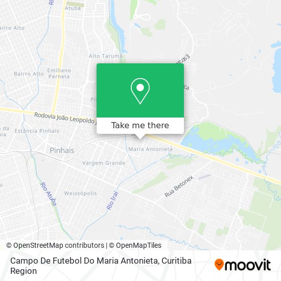 Campo De Futebol Do Maria Antonieta map