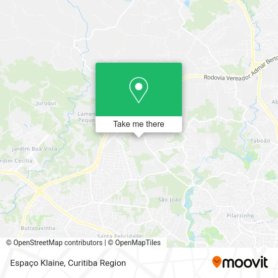 Espaço Klaine map