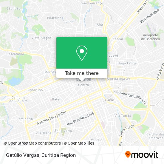 Getúlio Vargas map