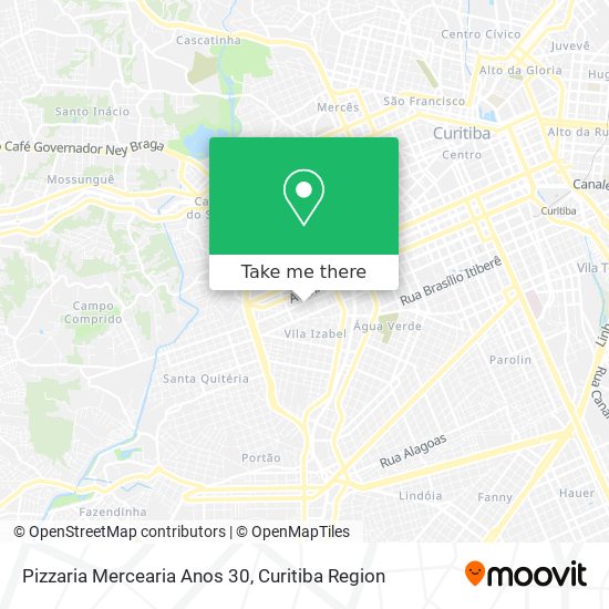 Pizzaria Mercearia Anos 30 map