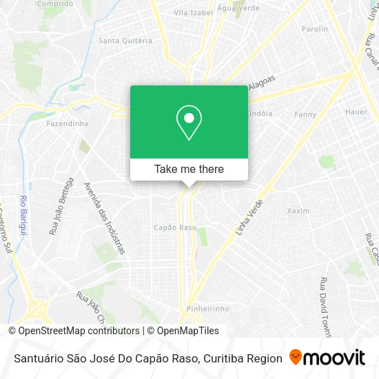 Santuário São José Do Capão Raso map