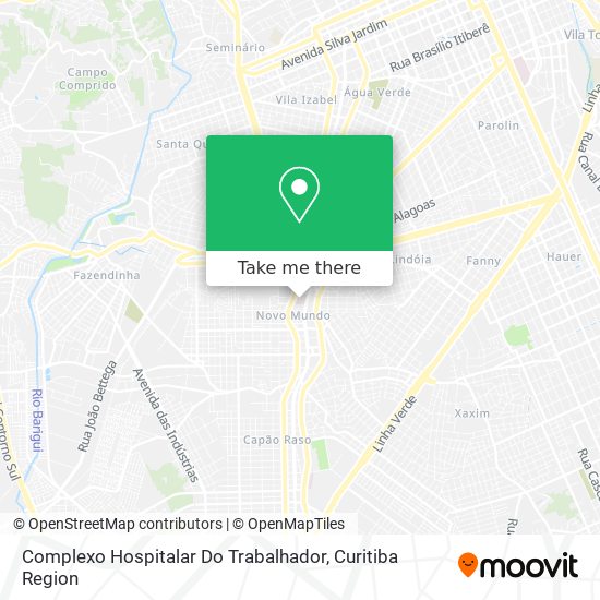 Complexo Hospitalar Do Trabalhador map