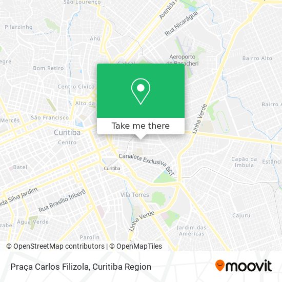 Mapa Praça Carlos Filizola