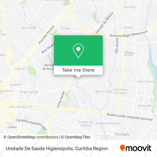 Unidade De Saúde Higienópolis map