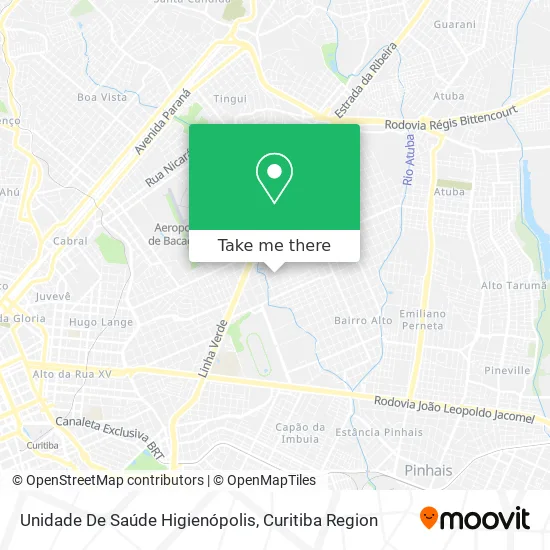 Unidade De Saúde Higienópolis map