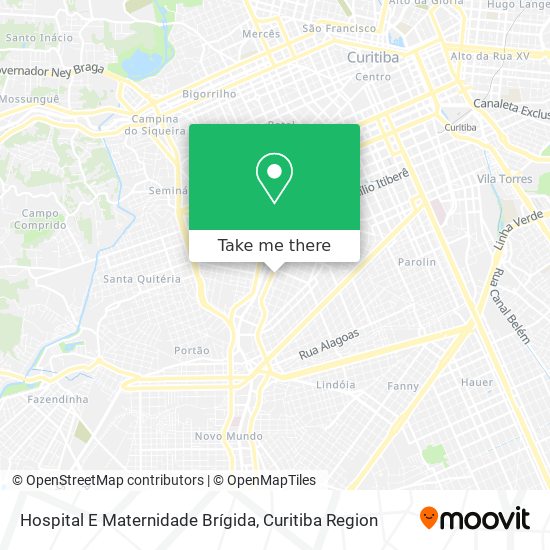 Hospital E Maternidade Brígida map
