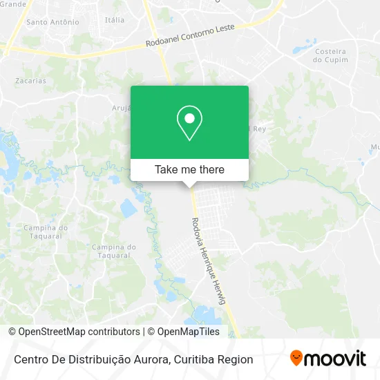 Centro De Distribuição Aurora map