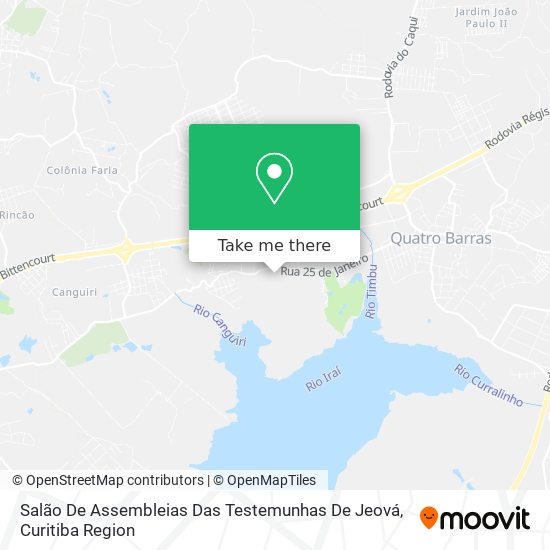 Salão De Assembleias Das Testemunhas De Jeová map