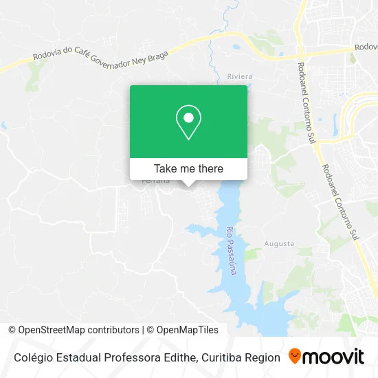 Colégio Estadual Professora Edithe map