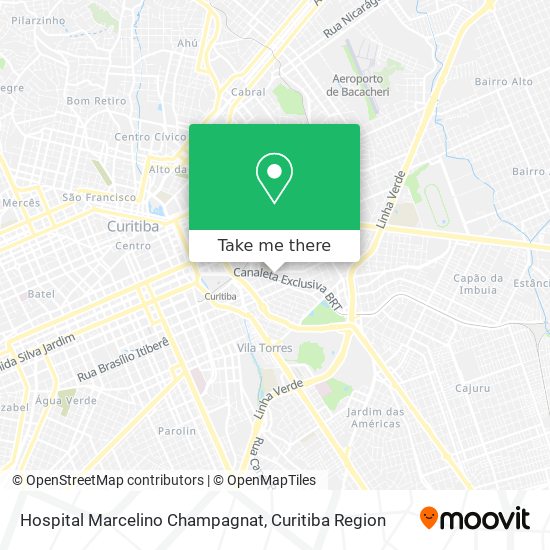 Mapa Hospital Marcelino Champagnat